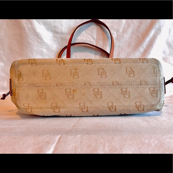 Dooney & Bourke Signature Tulip Tassel Canvas Tote - Picture 4 of 8